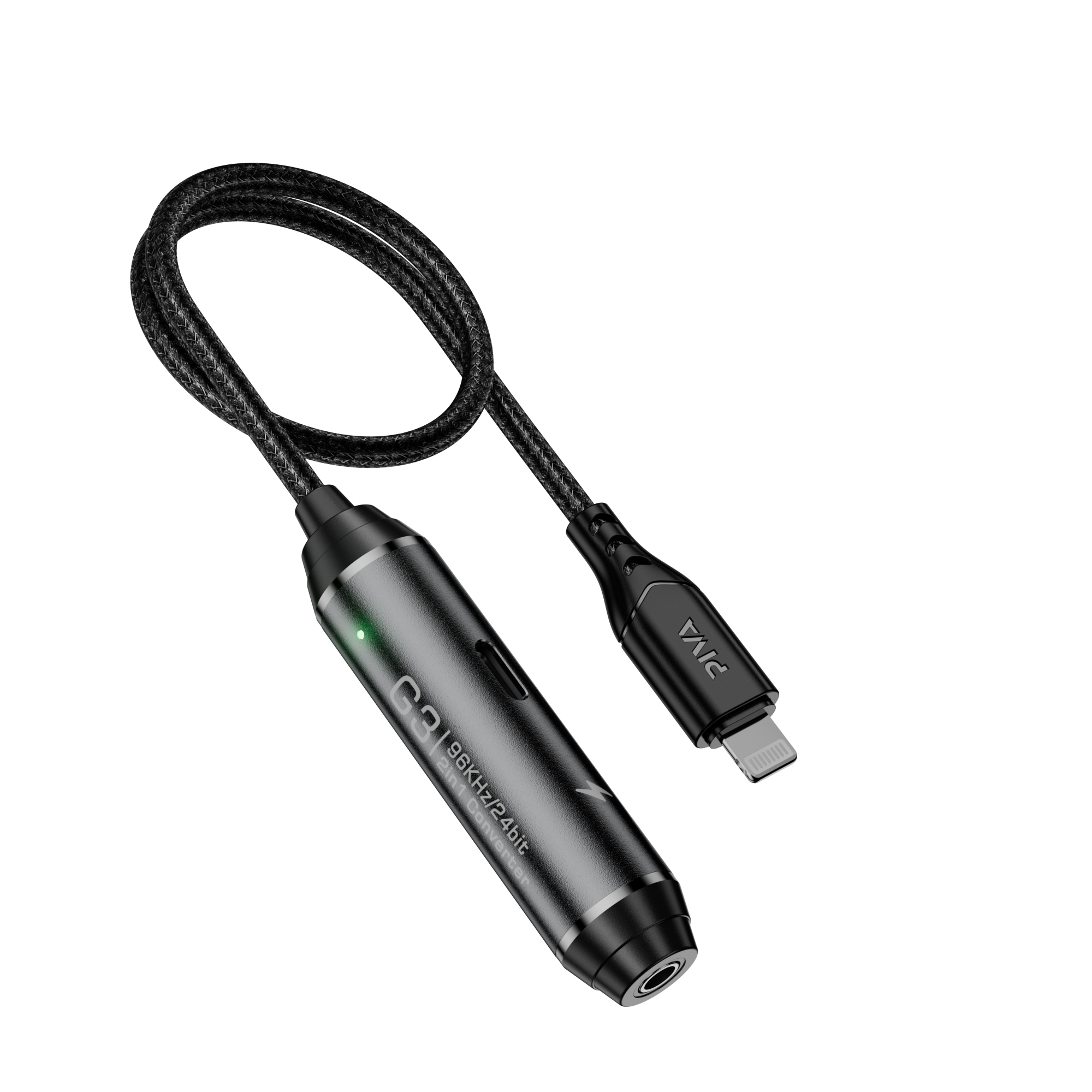 Fast Charging Cable - Piva 40cm câble 2-en-1 convertisseur de