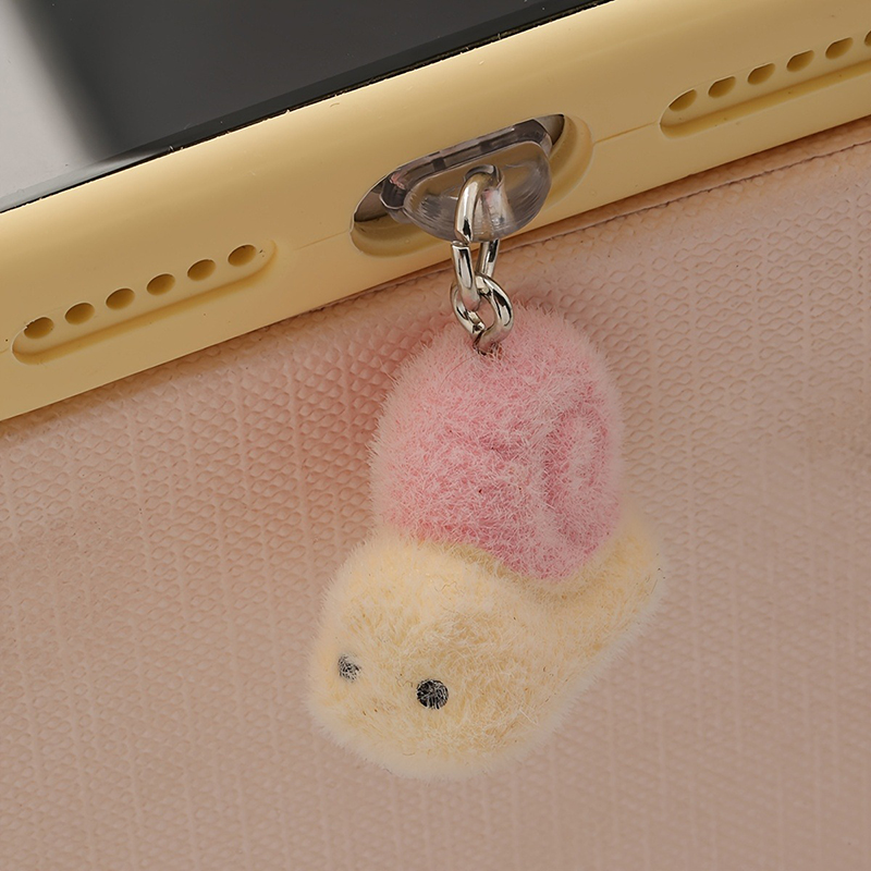 Yellow Phone Accessories - 1 pièce Mignon Pendentif Décoratif Anti-Poussière