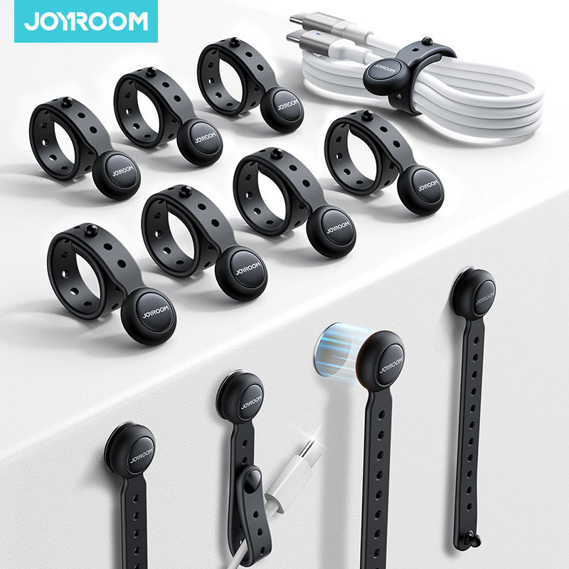 Cable Organizer Magnetic - Joyroom-Attaches de gestion de câbles magnétiques,