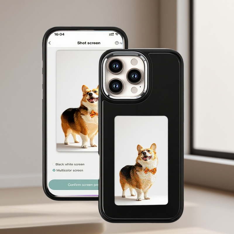 Phone Accessories And Gadgets - Coque de téléphone avec écran e-ink