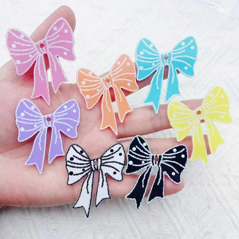 Phone Accessory - Pendentif de sac à nœud imprimé