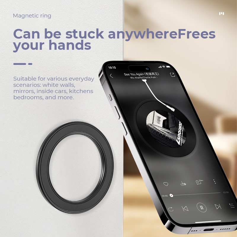 Phone Accessory - Pour Magsafe anneau magnétique fort support