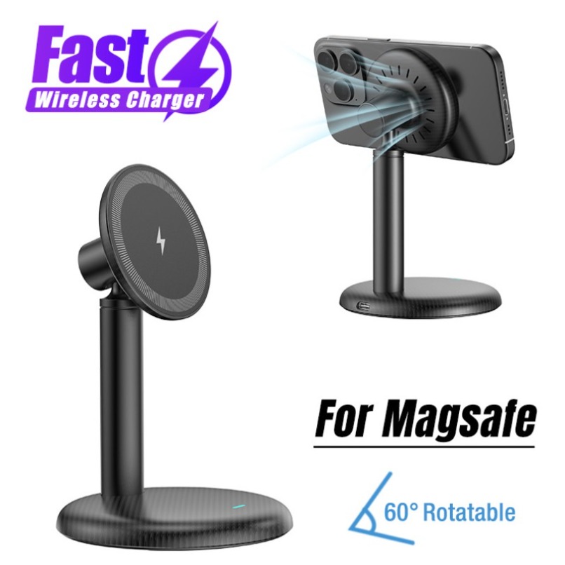 Cable Organizer Magnetic - Support de téléphone magnétique de bureau,