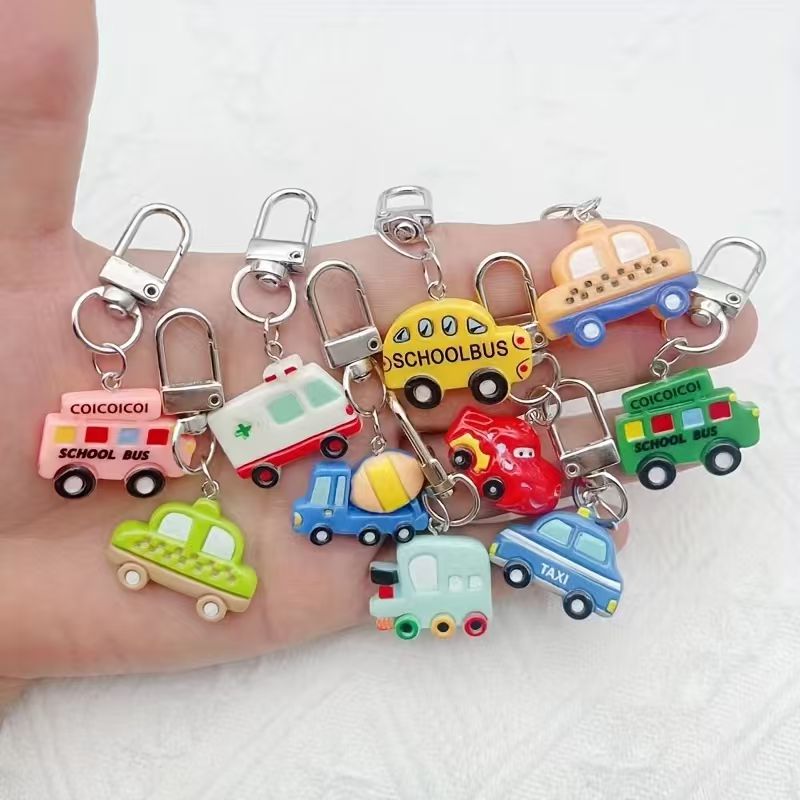 Phone Accessory - Porte-clés de voiture en résine, 10