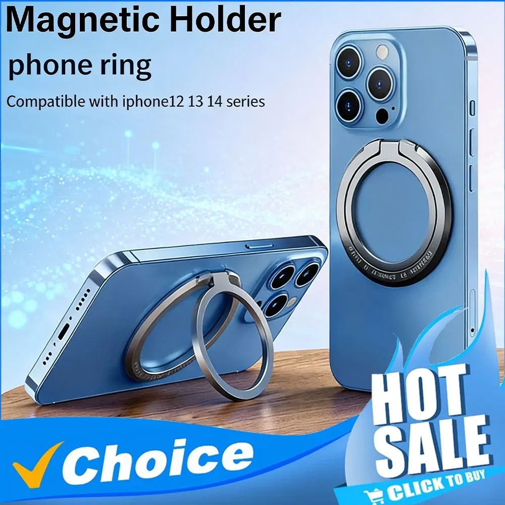 Phone Accessories And Gadgets - Support magnétique pour téléphone, anneau de