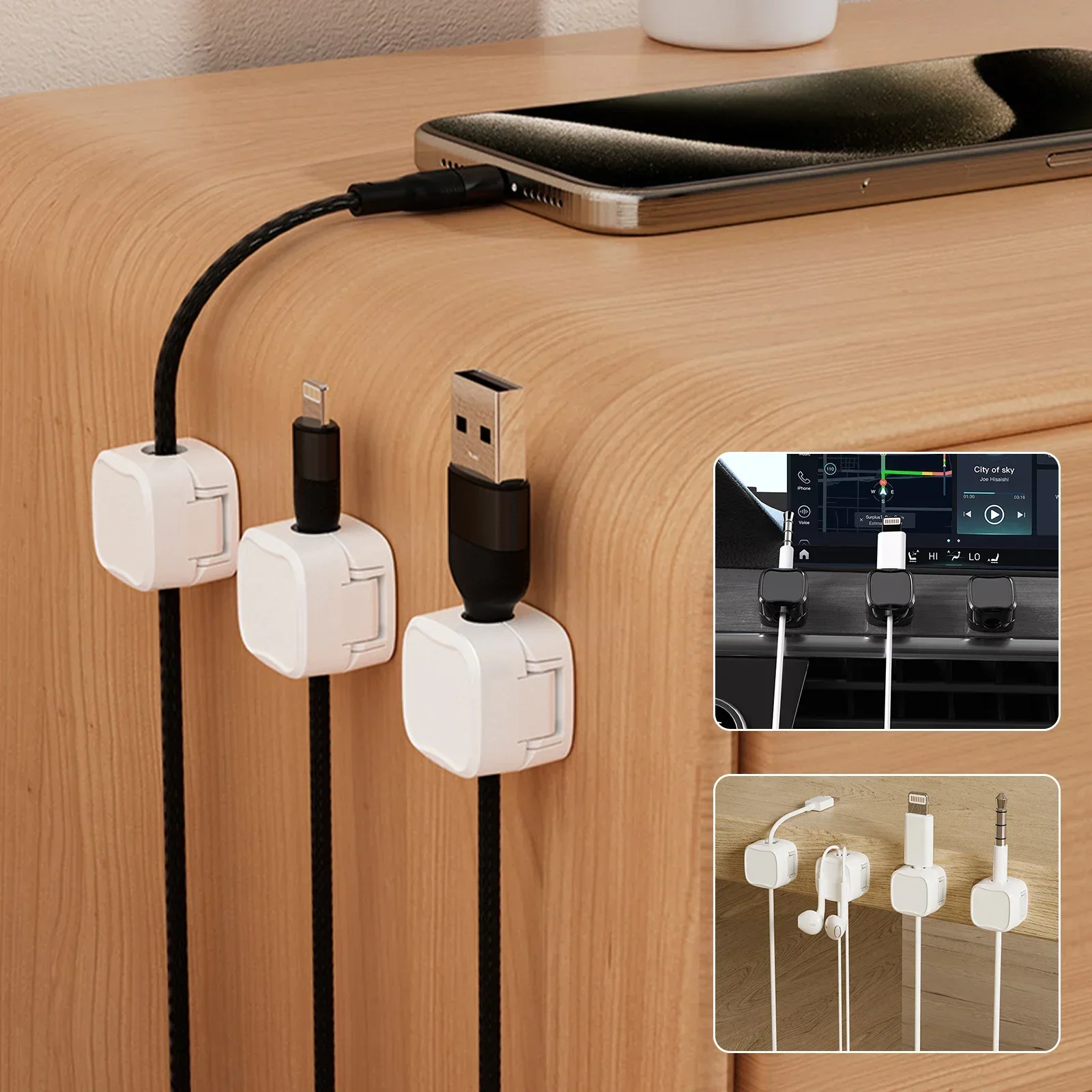 Clips de rangement de câbles m - Cable Organizer Magnetic avis et prix