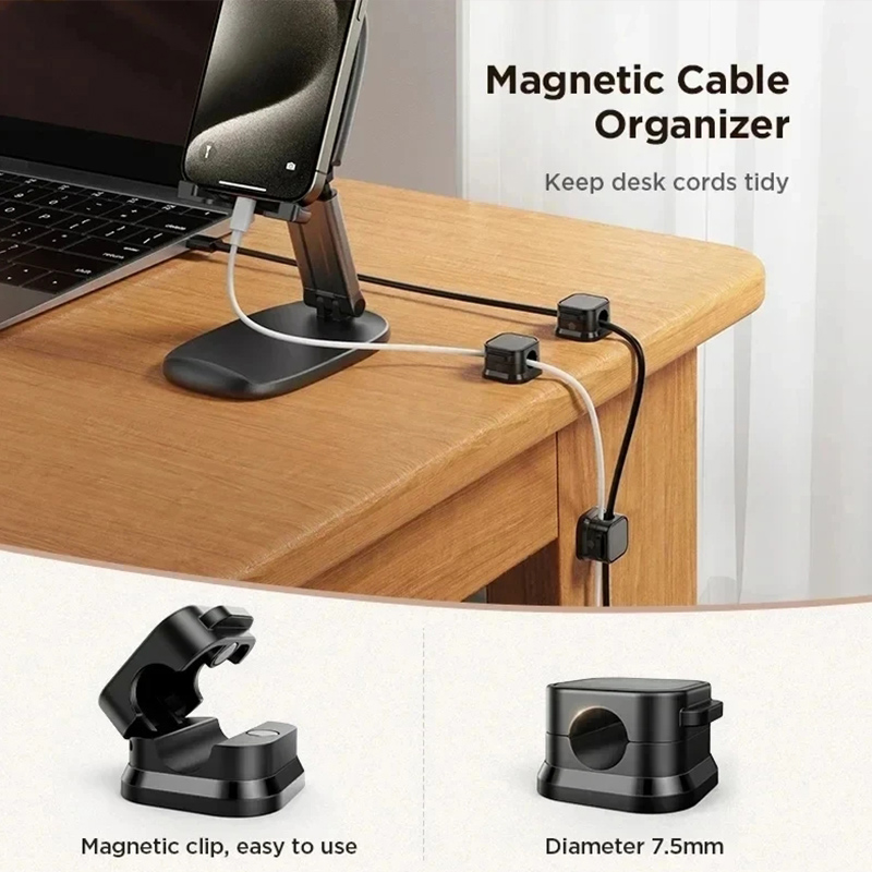Clip de câble magnétique, supp - Cable Organizer Magnetic avis et prix