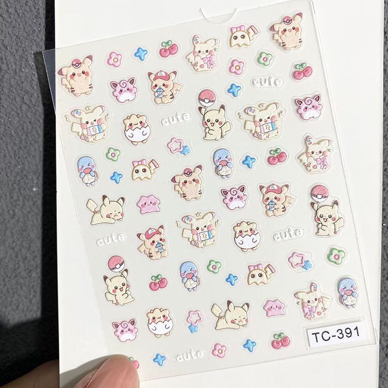 Autocollants pour ongles Pokém - Phone Accessories In China avis et prix