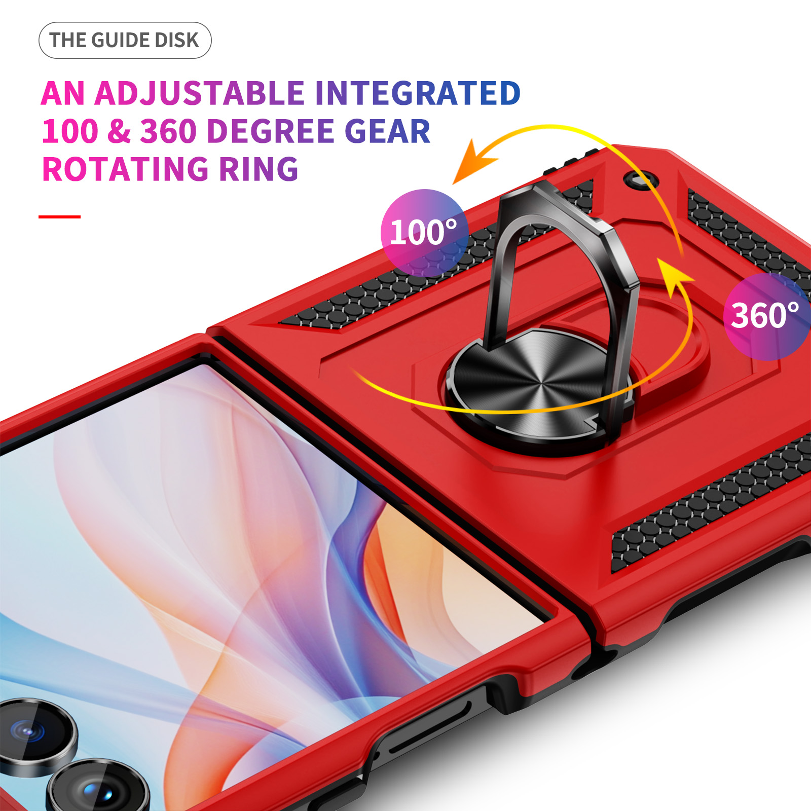 Coque de téléphone antichoc de - Phone Kickstand Ring avis et prix