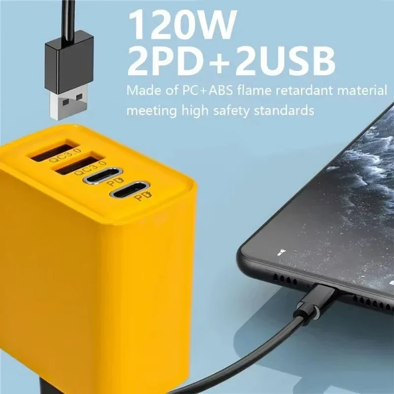 120W 4 Ports charge Ultra rapi - Phone Accessories Supplier avis et prix