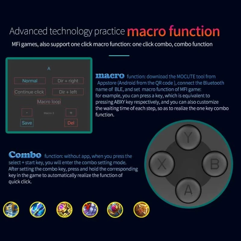 Manette de jeu pour téléphone  - Gaming Trigger Phone avis et prix