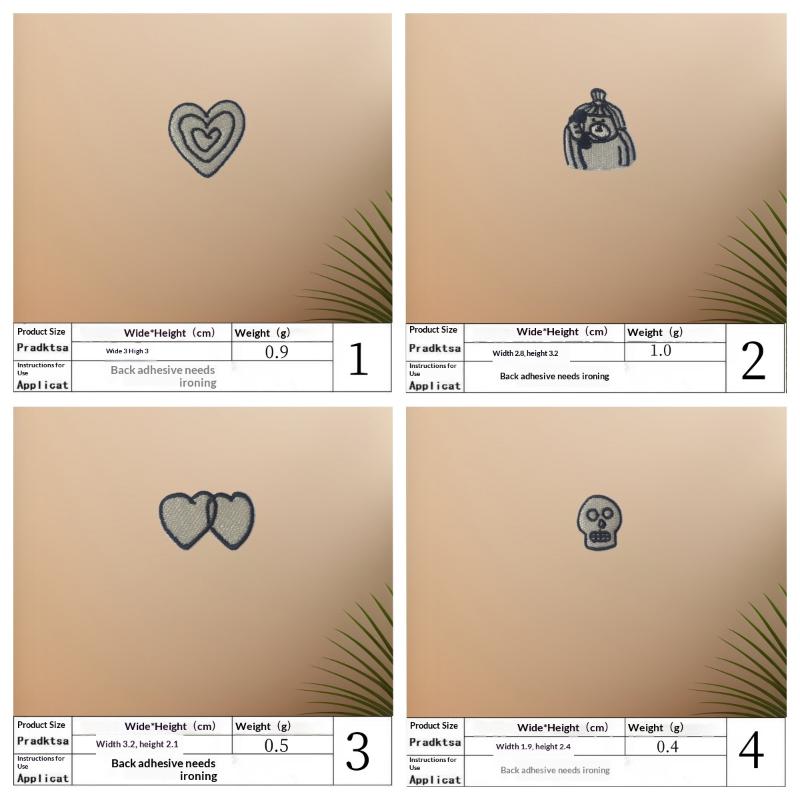 1 ensemble de patchs brodés Cœ - Phone Accessory avis et prix