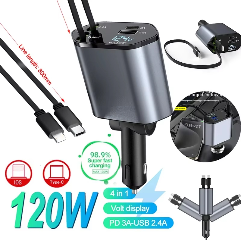 Chargeur de voiture rétractabl - Fast Charging Cable avis et prix
