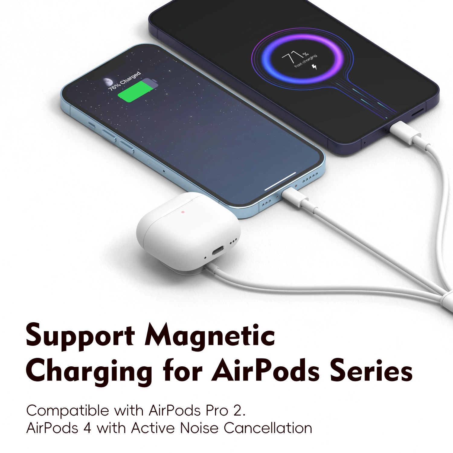 Chargeur magnétique 3 en 1 pou - Fast Charging Cable avis et prix