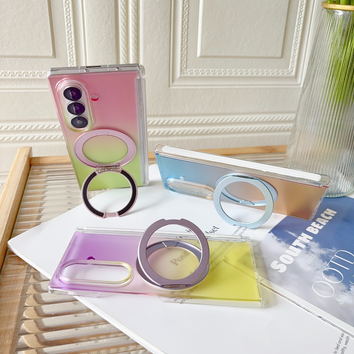 Étui de téléphone magnétique t - Phone Kickstand Ring avis et prix