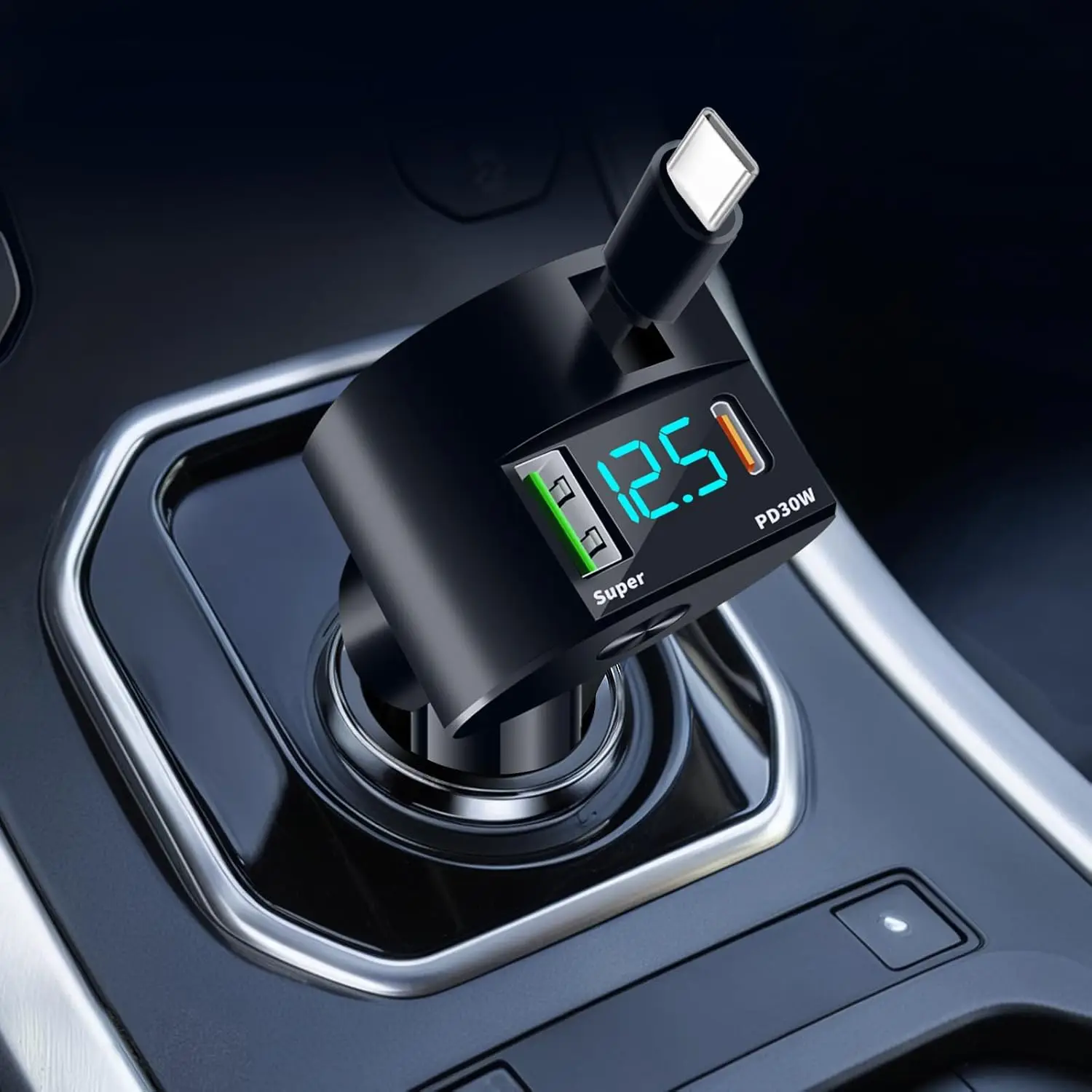 Chargeur de voiture rétractabl - Fast Charging Cable avis et prix