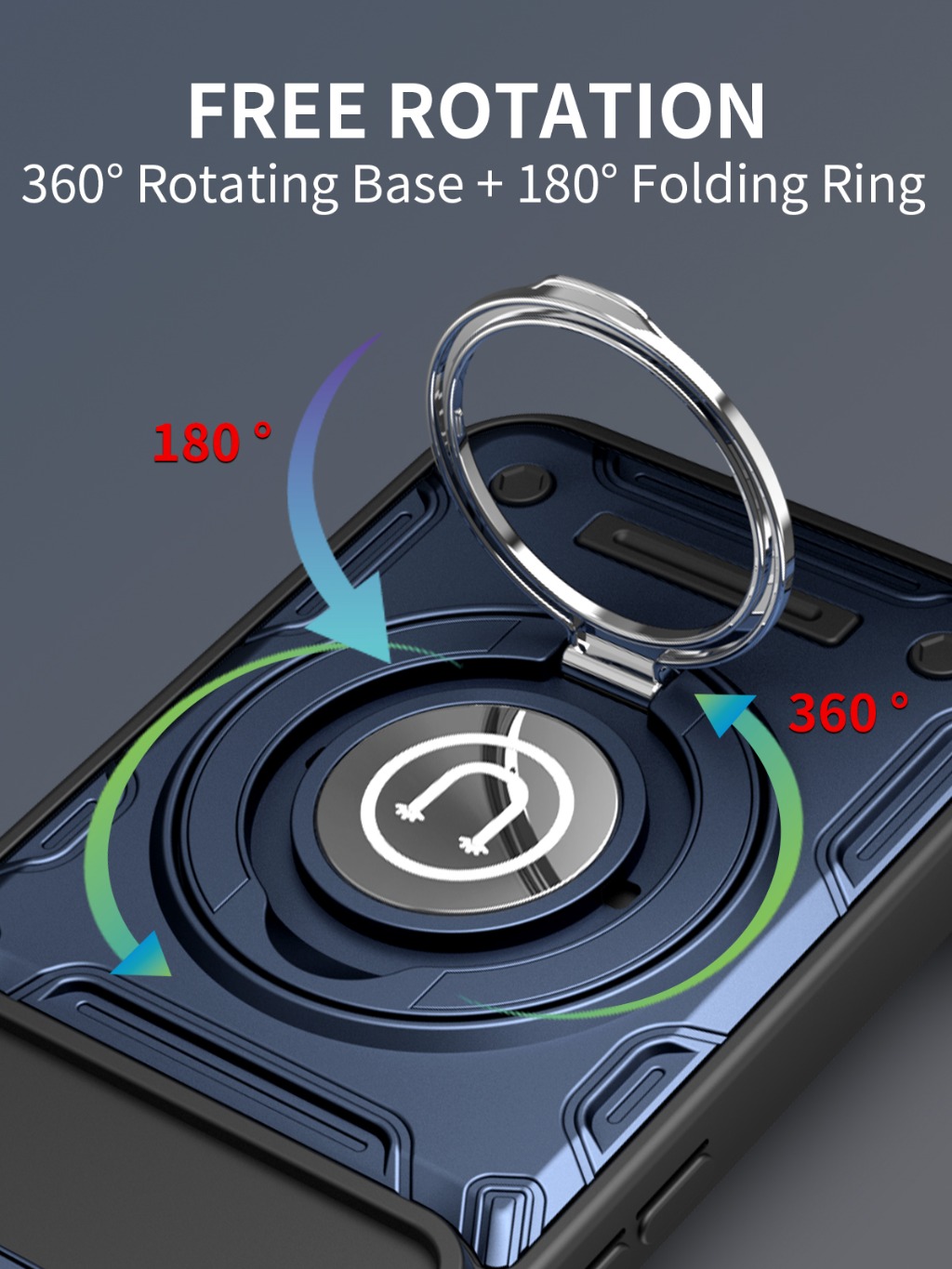 Support magnétique pour voitur - Phone Kickstand Ring avis et prix