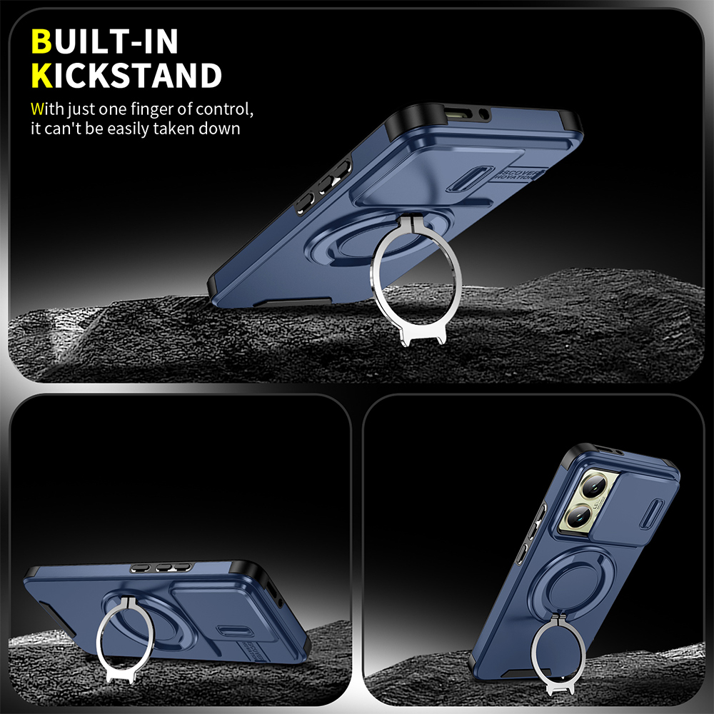 Étui de téléphone robuste magn - Phone Kickstand Ring avis et prix