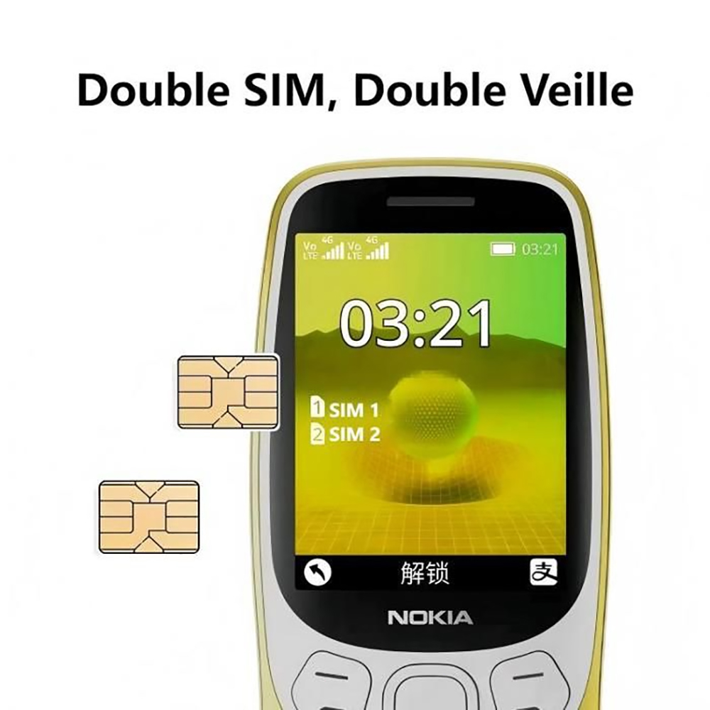 Téléphone Nokia 3210 4G, doubl - Sim Card Tool avis et prix