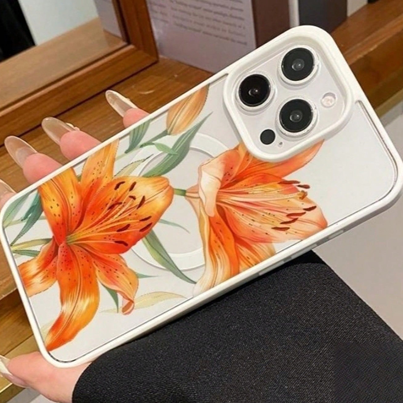 Coque magnétique à motif fleur - Magnetic Phone Case avis et prix