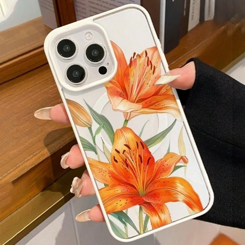 Coque magnétique à motif fleur - Magnetic Phone Case avis et prix